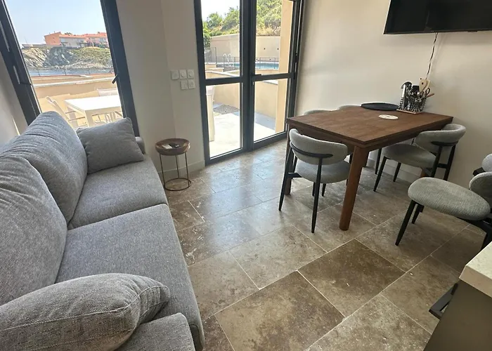 4 Pers. A - Piscine, Parking, Vue - Fr-1-309-530 Lejlighed Collioure